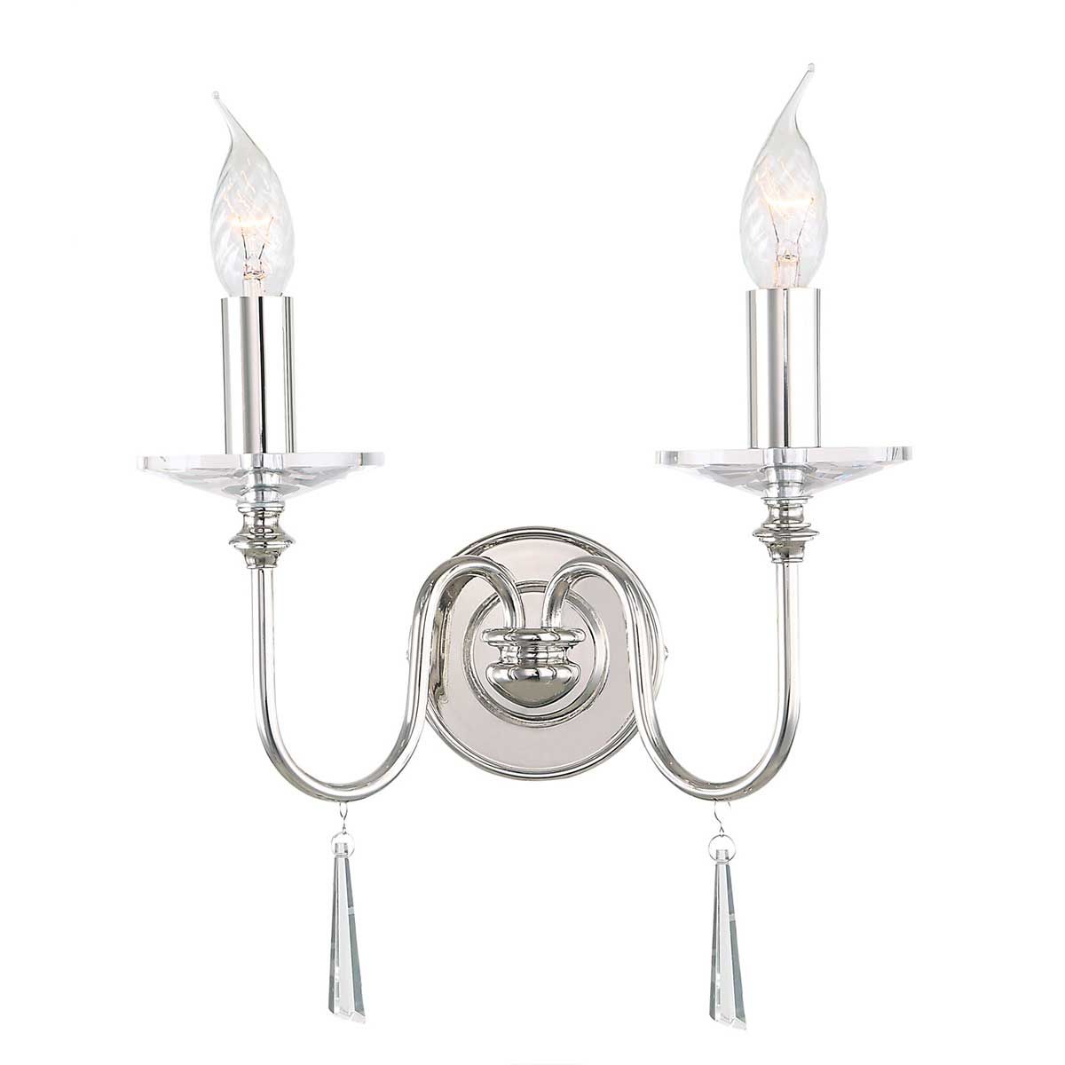 Elstead Lighting-FINSBURY PARK-FP2-POL-NICKEL-ELSFP2-POL-NICKEL