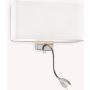 Ideal Lux HOTEL 035949 Sienos lempa 1x60W/E27+1x1,5W/LED ip20