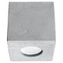 Sollux QUAD BETON SL.0489 Lubų šviestuvas 1x40W/GU10