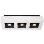Lucide XIRAX 09119/16/31 Lubų šviestuvas 3x5w/gu10 2200k 320lm ip20