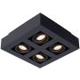 Lucide XIRAX 09119/21/30 Lubų šviestuvas 4x5w/gu10 2200k 320lm ip20