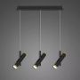 Altavola Design Lunette LA062/CL3_black Pakabinama lempa 6x3W/LED 3000K 1080lm IP20