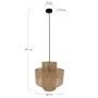 Dijk JUTE 104665 lampa wisząca 1x40W/E27 IP20