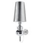 King Home QUEEN WALL 1018W2.CHROM Sienos lempa 1x60W/E27 IP20