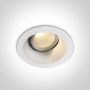 One Light The Dark Light 11107FD/W/W Įmontuojamas apšvietimas 1x7W/LED 3000K 560lm IP20