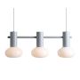 Aldex FLO 3 GREY S 7000E22_S Pakabinama lempa 3x10W/E14