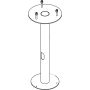 Norlys ACCESSORIES 1231 Kablio tvirtinimo elemento gaubtas