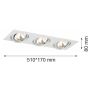 Argon OLIMP 1327 Įmontuojamas apšvietimas 3x6W/G9 IP20