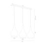 Argon SANTANA 1408 Pakabinama lempa 3x15W/E27 IP20