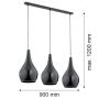 Argon SANTANA 1409 Pakabinama lempa 3x15W/E27 IP20