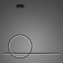 Altavola Design Linea No.2 LA087/PX100_40_3k_black Pakabinama lempa 2x30W/LED 3000K 1800lm IP44