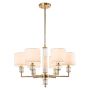 Cosmolight SUTTON P06385AU-WH Stropo šviestuvas 6x40W/E14 ip20
