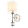 Cosmolight SUTTON W01460NI-WH Sienos lempa 1x25W/E14 ip20