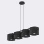 Emibig KARBON 1651/4 Pakabinama lempa 4x15W/E27 IP20