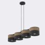 Emibig KARBON 1653/4 Pakabinama lempa 4x15W/E27 IP20