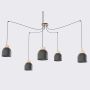 Emibig KRU 1626/5 Pakabinama lempa 5x15W/E27 IP20