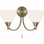 Endon ALTON 1805-2AN Sienos lempa 2x60W/E14 IP20