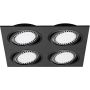 Zuma Line BOXY 20073-BK Įmontuojamas apšvietimas 4x15W/GU10/ES111 IP20