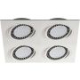 Zuma Line BOXY 20073-WH Įmontuojamas apšvietimas 4x15W/GU10/ES111 IP20