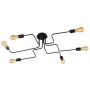 Lucide LESTER 21112/06/30 Stropo šviestuvas 6x40w/e27 ip20