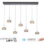Paul Neuhaus RIKA 2115-18 Pakabinama lempa 7x61W/LED 3000k 7350lm ip20