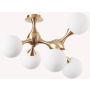 Ideal Lux NODI 241050 Stropo šviestuvas 5x28W/E14 ip20
