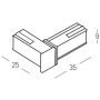 Zambelis MAGNETIC 22258 Jungiklis IP20