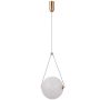 Italux Rastia PND-34361-L-HBR-OPAL Pakabinama lempa 1x12W/LED 3000K 1300lm IP20