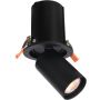 Italux Termo SPL-50310-1R BK Taškinis šviestuvas 1x10W/GU10 IP20