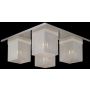 Italux Helios MX102916-4A Stropo šviestuvas 4x25W/G9 IP20