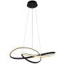 Italux Consa PND-19221C-BK Pakabinama lempa 1x40W/LED 3000K/4000K/6000K 3400lm IP20