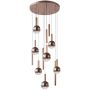 Italux Camino PND-24038-12A-COPP Pakabinama lempa 12x60W/LED 3000K 2469lm IP20