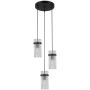 Italux Merto PND-40930-3A-BK Pakabinama lempa 3x40W/E14 IP20