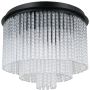Italux Naute PLF-40931-7A-BK Stropo šviestuvas 7x40W/E14 IP20
