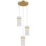 Italux Merto PND-40930-3A-GD Pakabinama lempa 3x40W/E14 IP20