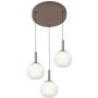 Italux Montes PND-02217-3-BRO Pakabinama lempa 1x18W/LED 3000K/4000K/6000K 2200lm IP20