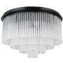 Italux Naute PLF-40931-9A-BK Stropo šviestuvas 9x40W/E14 IP20
