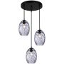 Italux Novala PND-3031-3A-BK-SG Pakabinama lempa 3x40W/E27 IP20