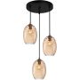 Italux Novala PND-3031-3A-BRO-AMB Pakabinama lempa 3x40W/E27 IP20