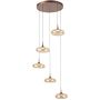 Italux Tenele PND-24028-5A-COPP Pakabinama lempa 5x35W/LED 3000K 1514lm IP20