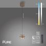 Paul Neuhaus PURE FALLING RINGS 2503-97 Pakabinama lempa 1x8W/LED 2200-5000k 310lm ip20