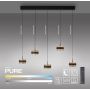 Paul Neuhaus PURE FALLING RINGS 2504-18 Pakabinama lempa 5x8W/LED 2200-5000k 1500lm ip20