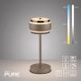 Paul Neuhaus PURE FALLING RINGS 4503-97 Stalo lempa 1x8W/LED 2200-5000k 310lm ip20