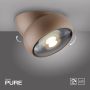 Paul Neuhaus PURE MOVE 6235-97 Stropo šviestuvas 1x12W/LED 2700k 650lm ip20