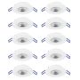 Eglo GEDREZ 300187 Įmontuojamas apšvietimas 10x4.9W/LED 2700K, 4000K, 6500K 5200lm ip20