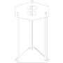 Norlys ACCESSORIES 306 Kablio tvirtinimo elemento gaubtas