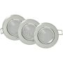 Polux SUN 305275 Įmontuojamas apšvietimas 1x3,5W/GU10 3000K 250LM IP20