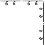 Zuma Line ZESTAW SZYNOPRZEWODY 3590 Geležinkelio šiena 8x15W/GU10_ES111 ip20