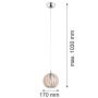 Argon PORTORYKO 3678 Pakabinama lempa 1x7W/E14 IP20