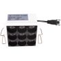 Maxlight X-LINE H0137 Įmontuojamas apšvietimas 9x10w/led 3000k 700lm ip20